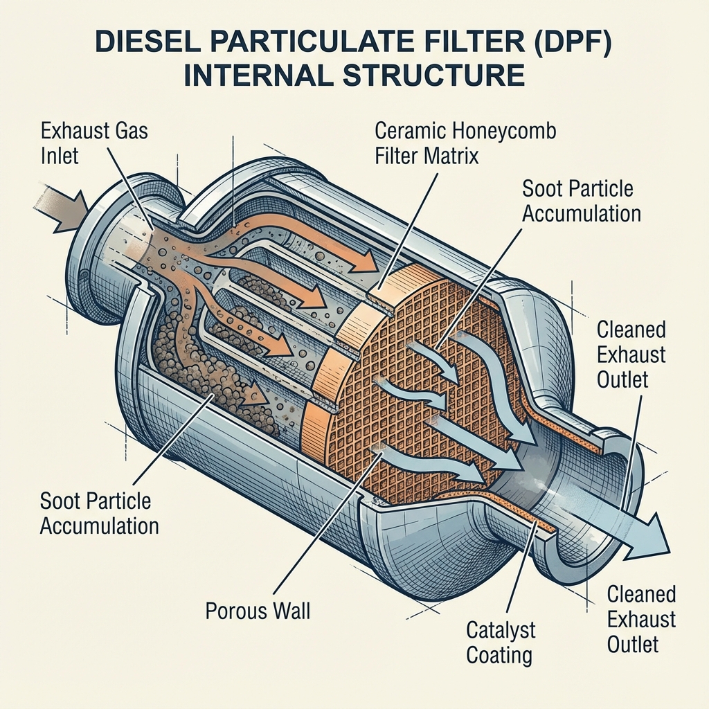 DPF Filtresi Nedir ve Nasıl Çalışır?